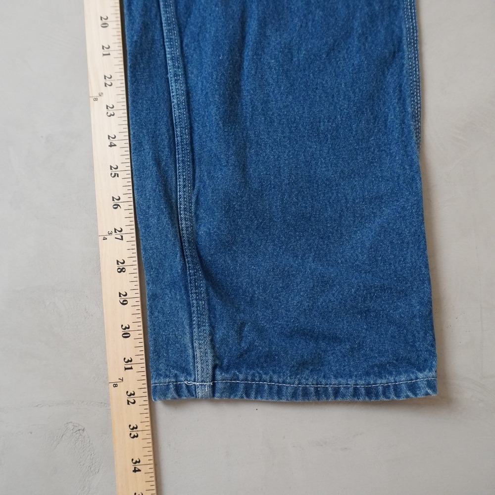 Carhartt B13-DST Carpenter Jeans 31x32 Mens Blue Loose Fit Denim Work Pants - Picture 6 of 7